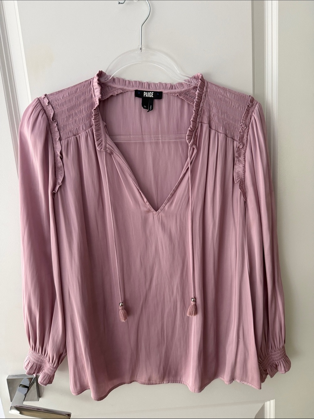 Paige satin blouse